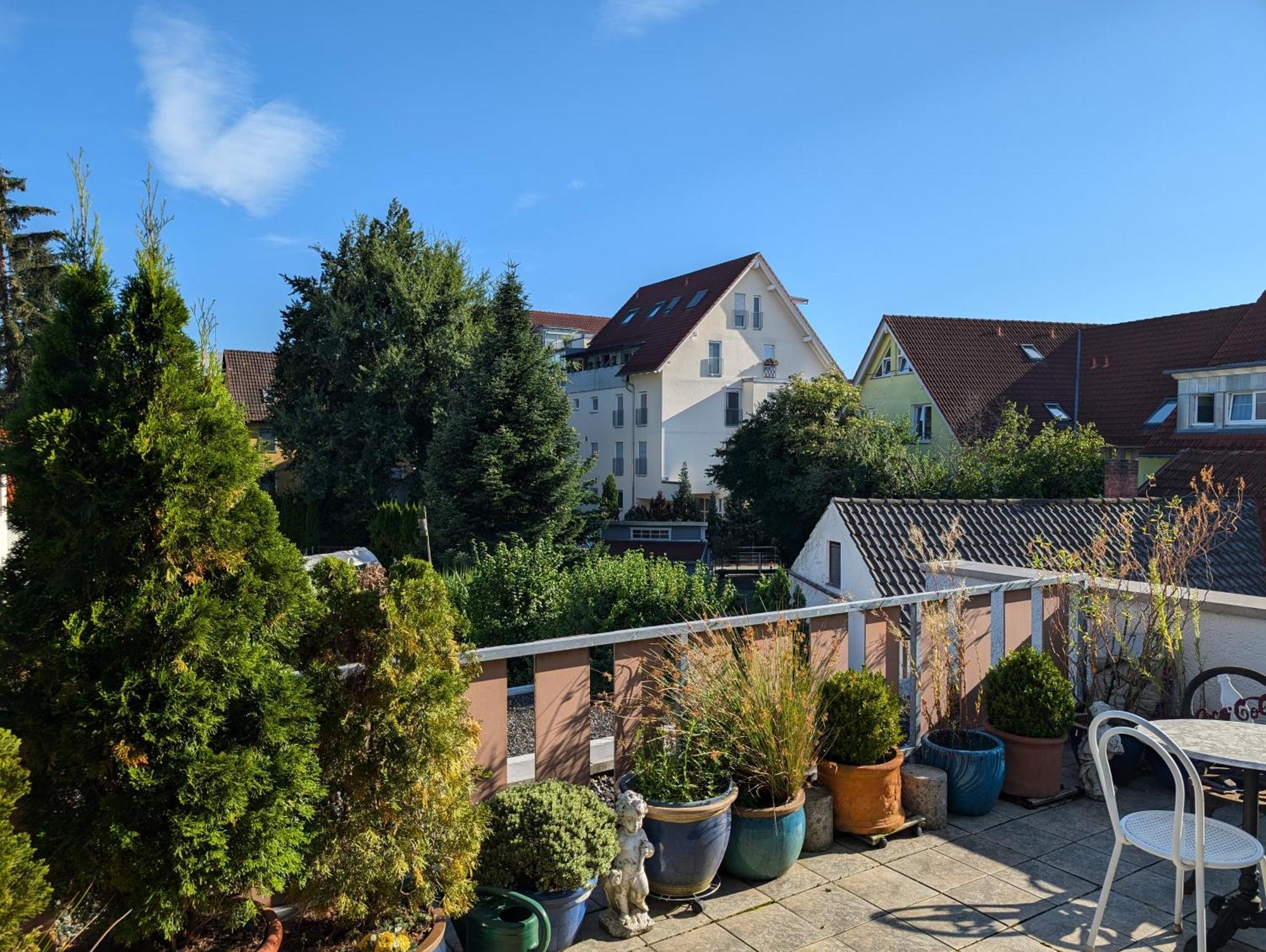 Storchennest - Schoenes, Ruhiges Apartment Mit Sonnenterrasse Tettnang Exterior photo